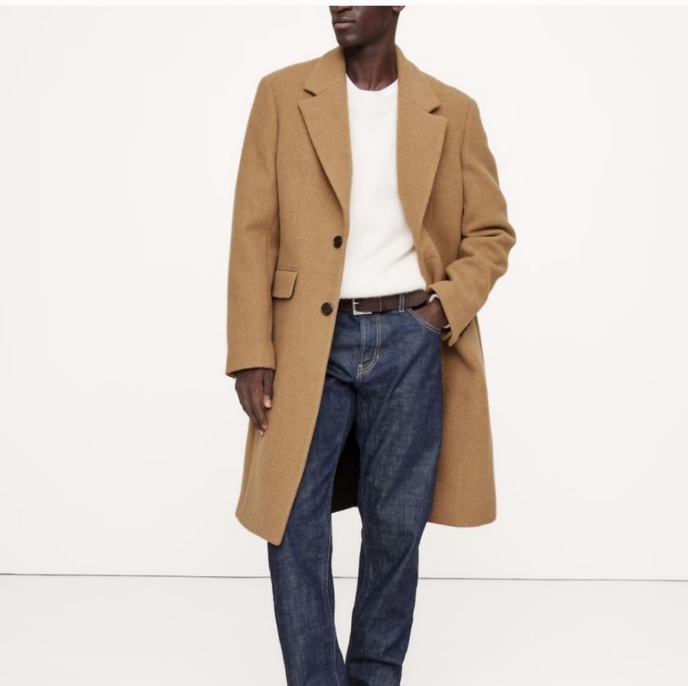 Brand New Banana Republic Sendero Wool Topcoat